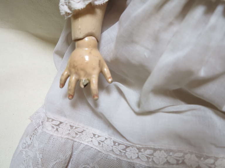 Porcelain Doll DEP N°14 In Fair Condition In Paris, FR