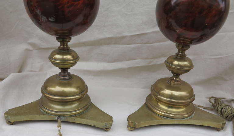 XIXe siècle Paire de lampes de table en vente