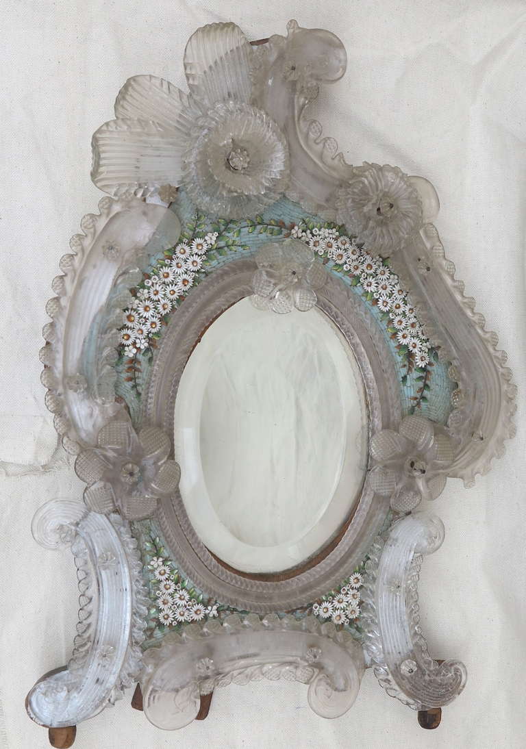 Miroir biseauté ou à suspendre murano circa 1880/1900
bonne condition