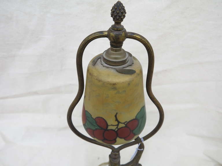 1920 Table Lamp with Bird In Good Condition In Paris, FR