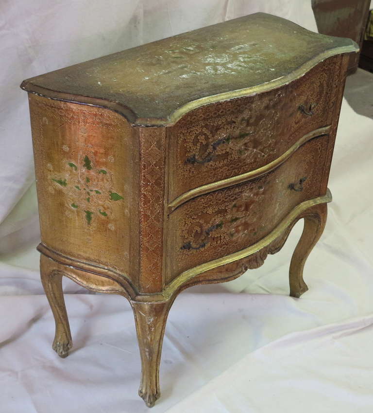 Two Italian Gilt Wood Commodes 5
