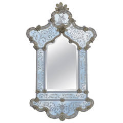 miroir romantique de Murano:: 1950:: Invitation
