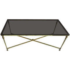 Gilt Metal Coffee Table 8