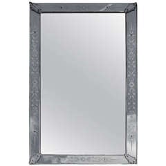 Mirror Venice Rectangle with Cabochons Leaves 9