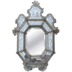 Miroir romantique de Murano, la déclaration