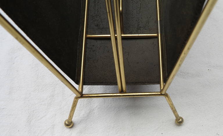 Book Rack by Jacques Adnet In Good Condition In Paris, FR