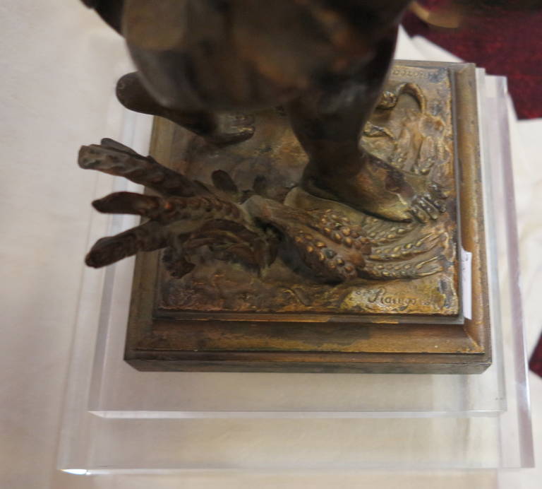 statua bronzo donna