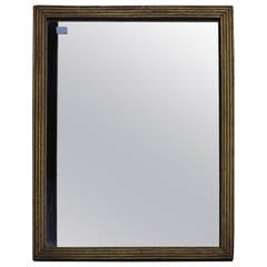 Mirror has Flat and gilt Channels, Mirror Mercury 124 X 97 cm