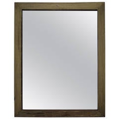 Mirror has flat and gilded channels, mirror Mercury