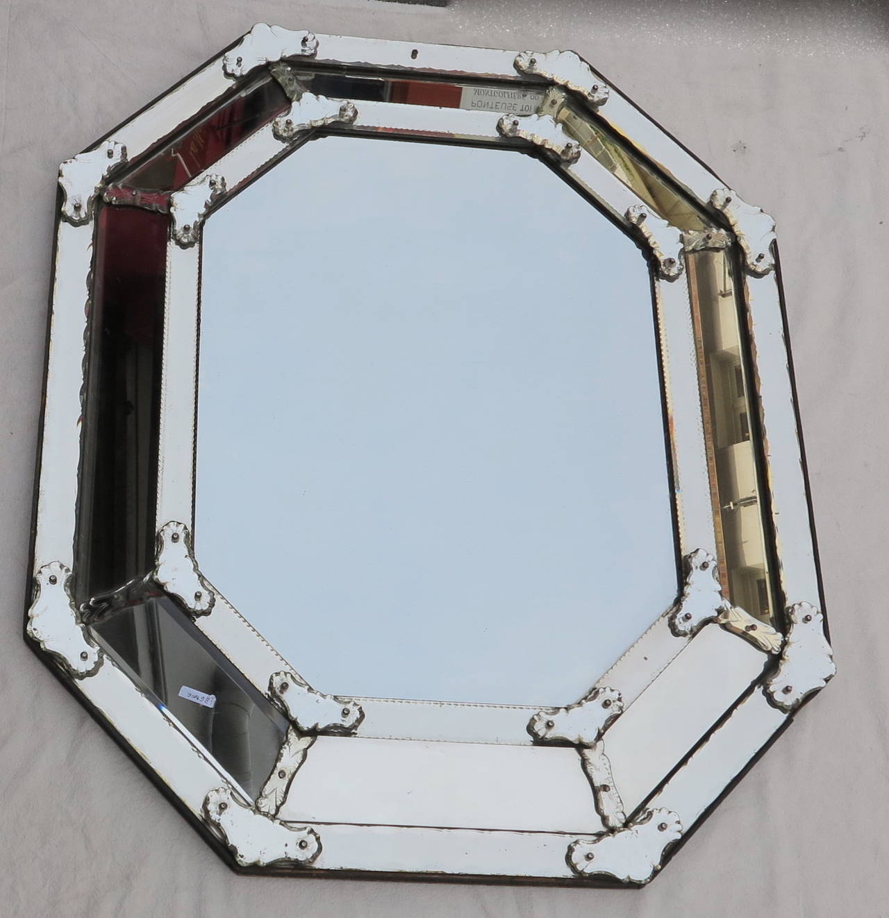 Italian Mirror Venice Octagonal Silvering