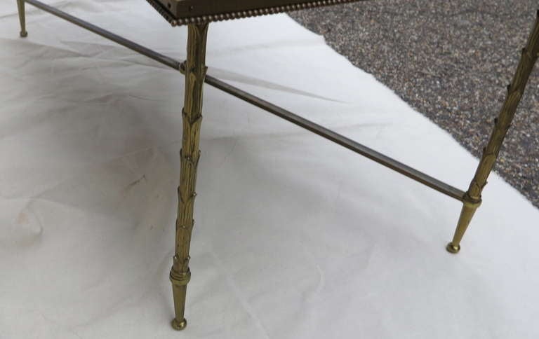 Bronze Coffee Table Maison Baguès Style In Good Condition In Paris, FR