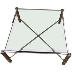 Oak Pierre Vandel Signed Coffee Table 1