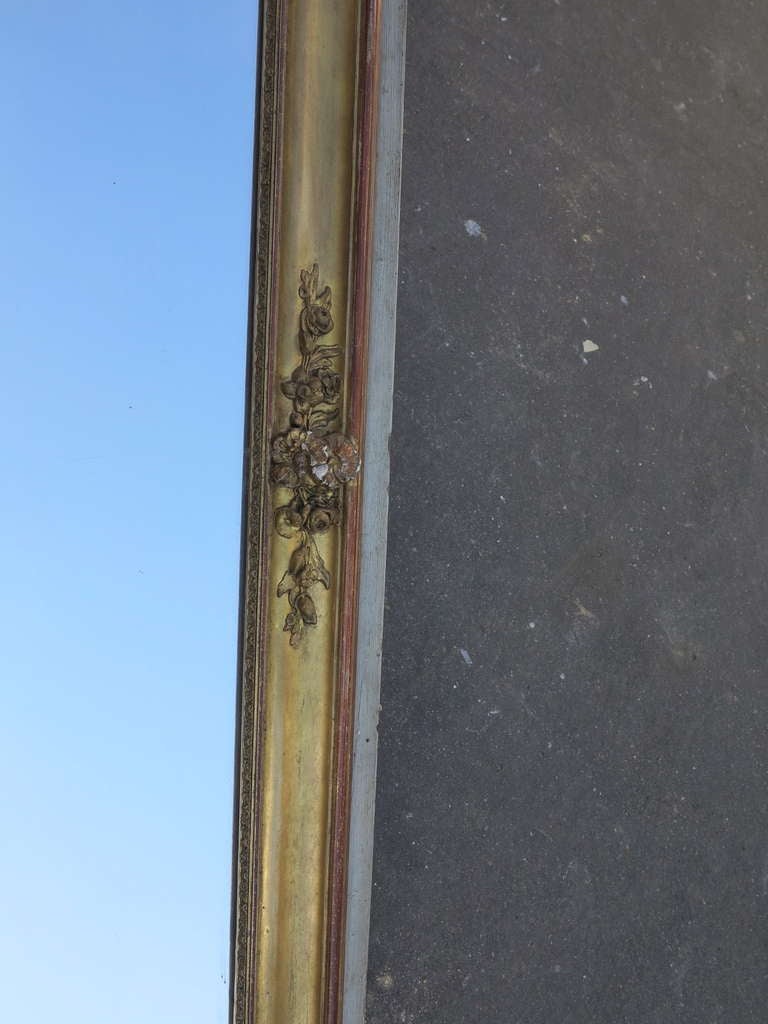 Louis XV Mercury Giltwood Mirror