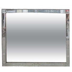 Venice Rectangular Mirror Decorated with Flowers 4