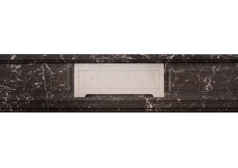 Large French Louis XVI Style Marble Mantel Piece In Good Condition For Sale In London, GB