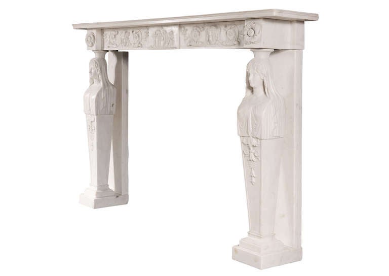 english regency marble chimneypiece