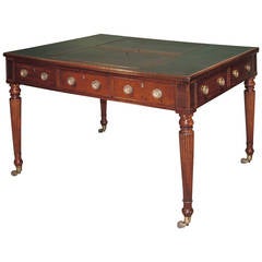 Regency Period Mahogany Writing Table 1