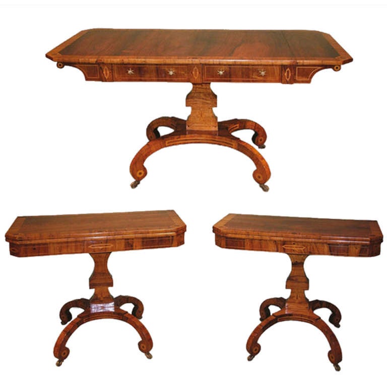 Suite of Regency Period Drawing Room Furniture For Sale at 1stdibs
