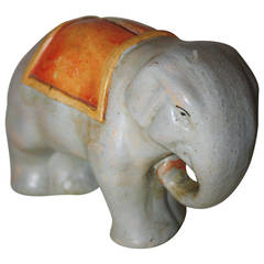 Antique Elephant Money Bank Toy