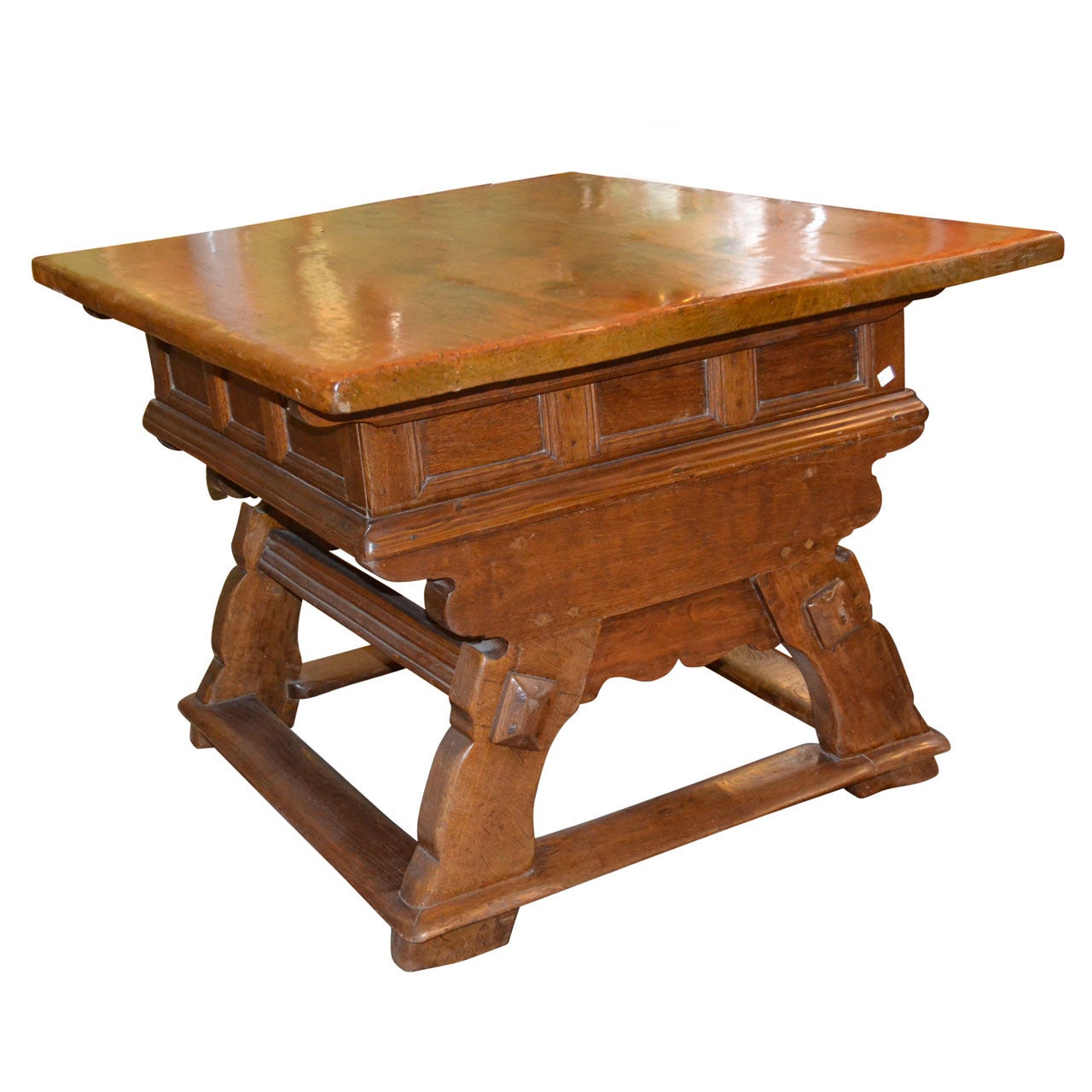 Early 18th Century Danish Folk Kitchen Table