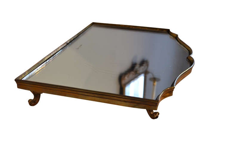 Bronze Early 19th Century Plateau Mirror For Sale