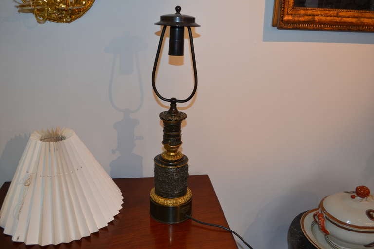 Directoire Lampe française en métal de la fin du XVIIIe siècle en vente