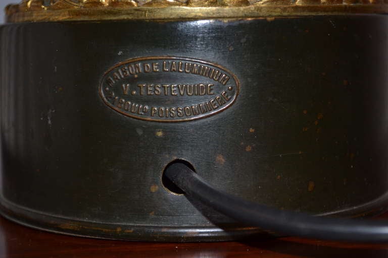 Lampe française en métal de la fin du XVIIIe siècle en vente 2