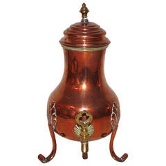 18th Century Rococo Copper Samovar 9