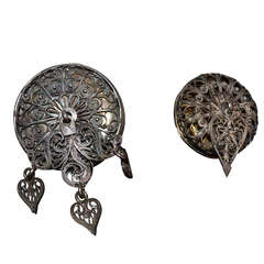 19th Century Icelandic Filigran Jewelry