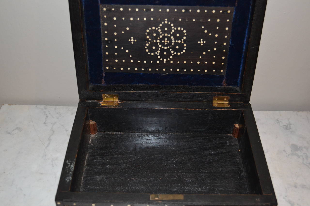 Mid-19th Century 19th Century Anglo-Indian Porcupine Quill Box