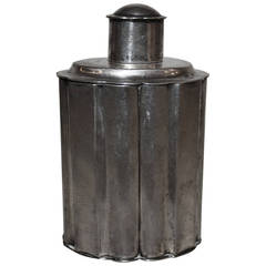 Danish Baroque Silver Tea Caddy 1