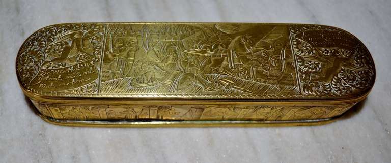 18th Century and Earlier 18th Century Dutch Snuff Box with the 12 Apostles
