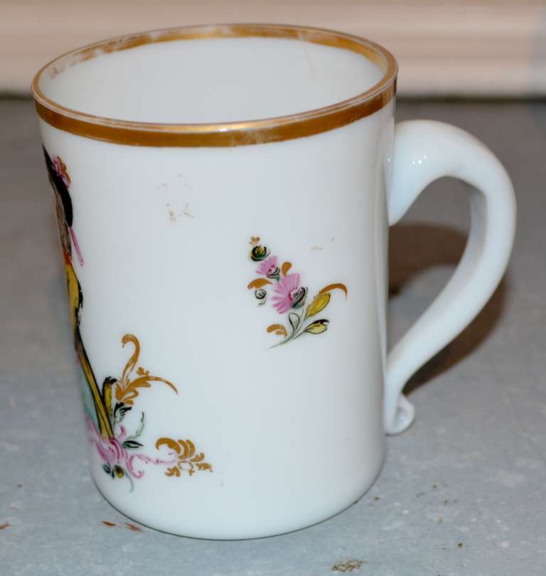 Pair of Opaline Beakers and Carafe 3