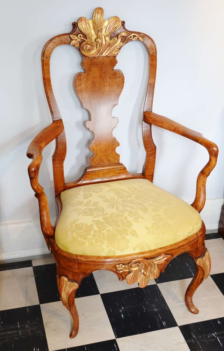 18th Century and Earlier 18th Century Rococo Chair
