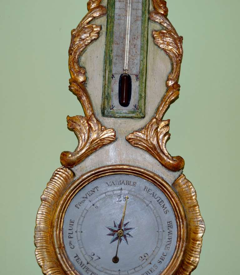 18th Century French Rococo Barometer 1