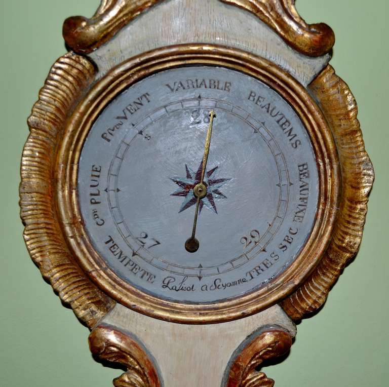Gilt 18th Century French Rococo Barometer