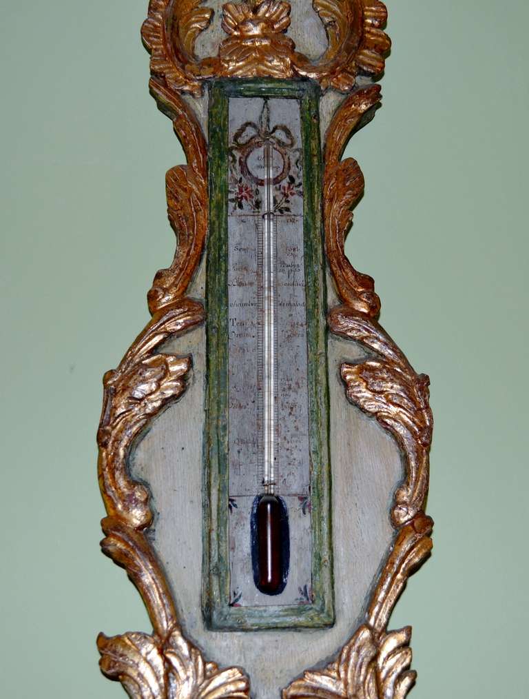 18th Century French Rococo Barometer 3