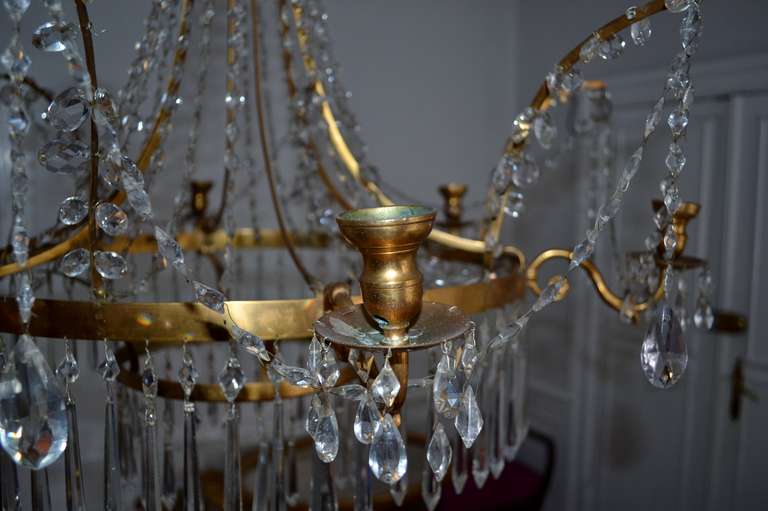 19th Century Empire Chandelier For Sale 2