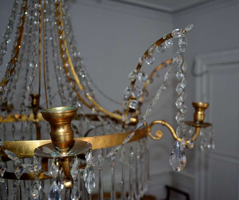 19th Century Empire Chandelier For Sale 4
