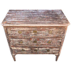 18th Century Gustavian Piebald Coloured Dresser