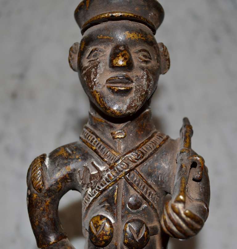 19th Century Bronze Pipe In Excellent Condition For Sale In Copenhagen, K