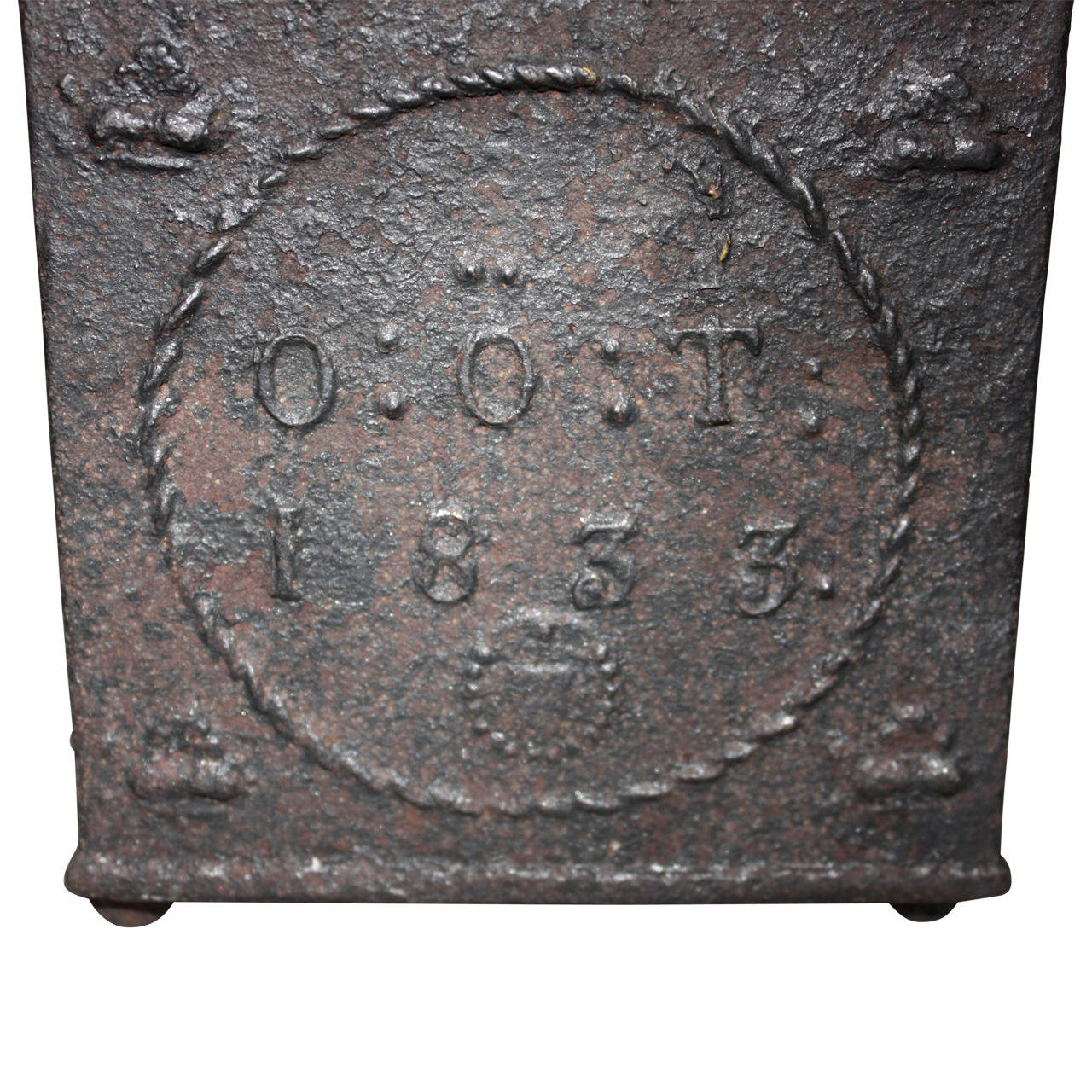 19th Century Cast Iron Cordite Box 1