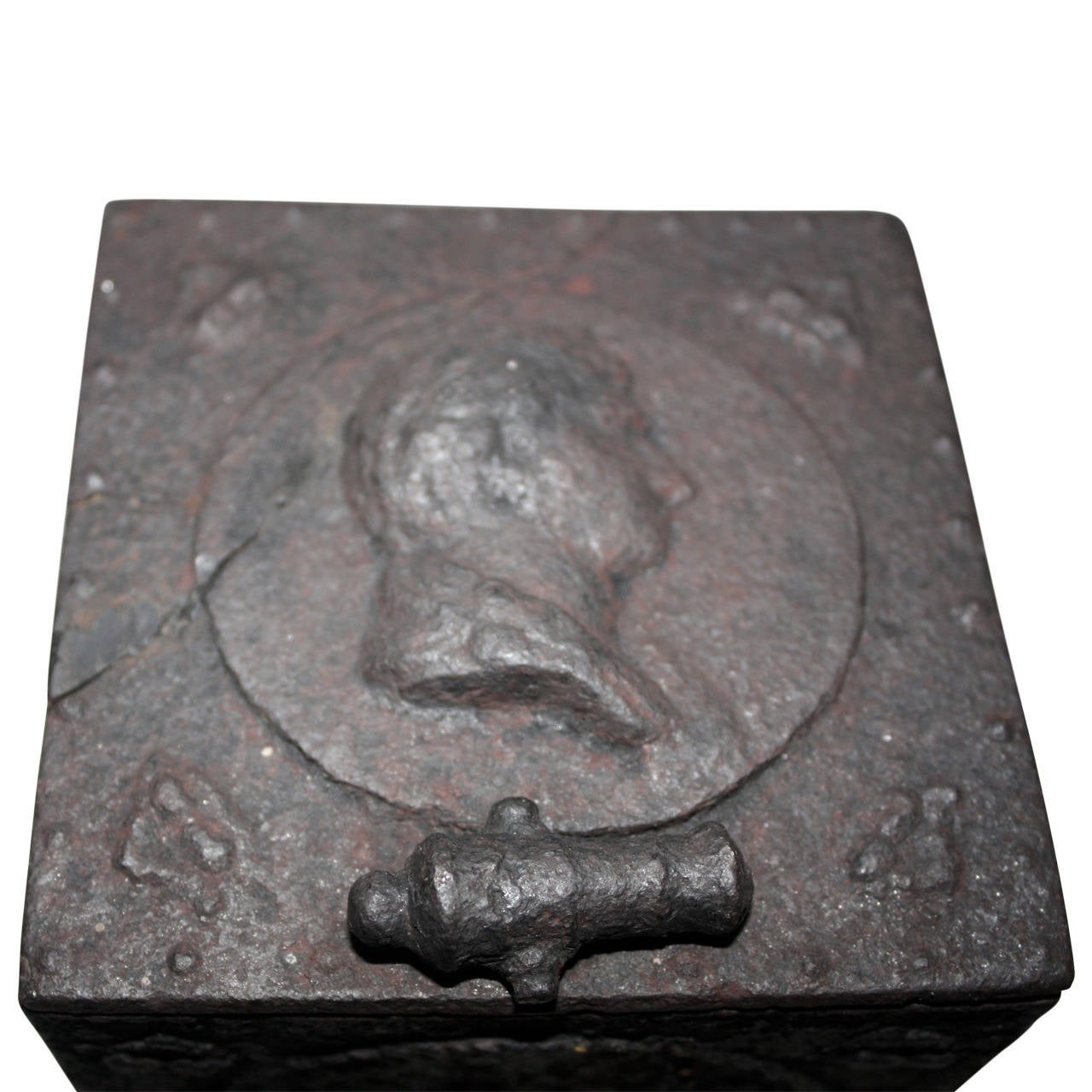 19th Century Cast Iron Cordite Box In Excellent Condition In Copenhagen, K