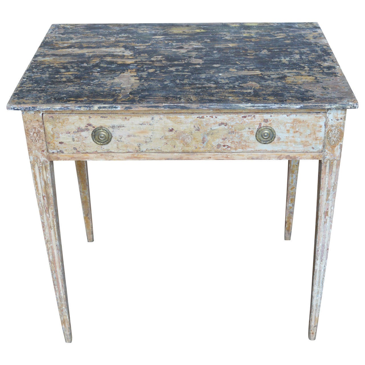 Wood Late 18th Century Gustavian End Table