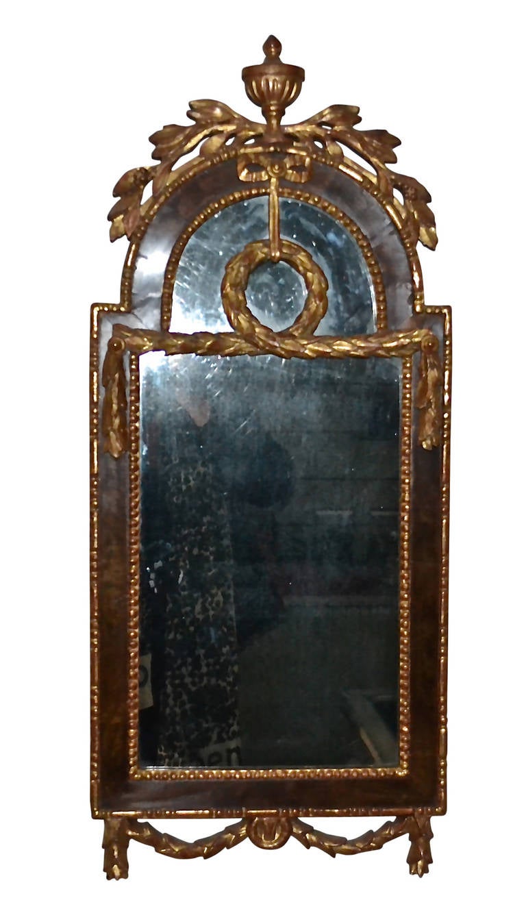 Danish 18th Century Louis XVI Altona Mirror For Sale