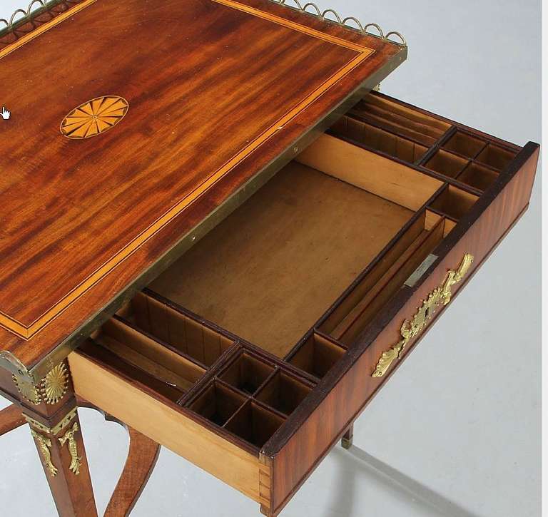 Inlay Small Swedish table, circa 1810