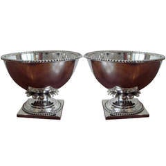 Pair of Danish Silver Sugar Bowls, Late 18th Century 5