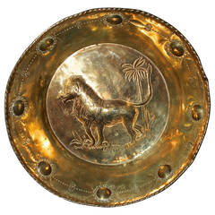 Bronze Dish with Lion
