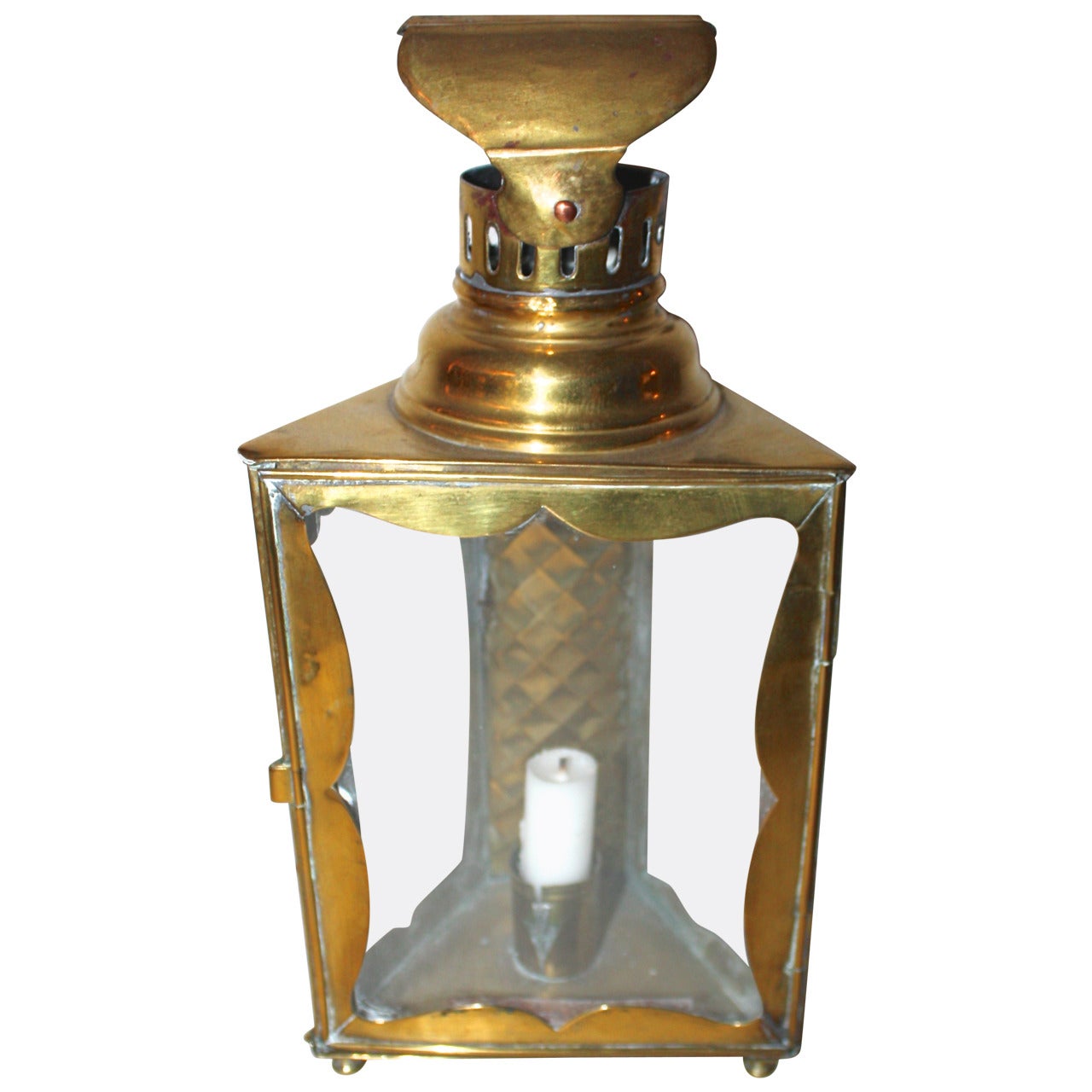 18th Century Big Brass Lantern