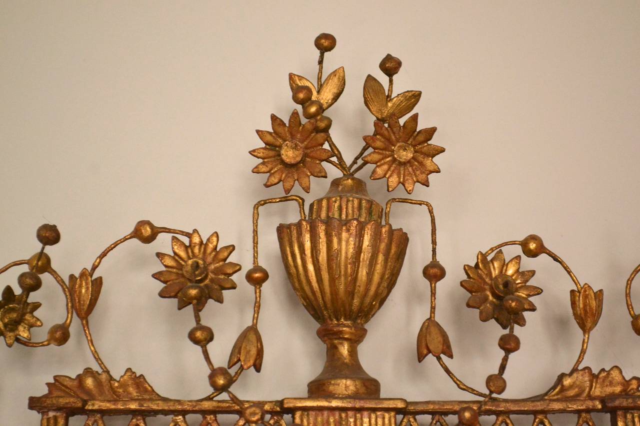 18th Century Altona Mirror with Bilbao Marble In Excellent Condition In Copenhagen, K